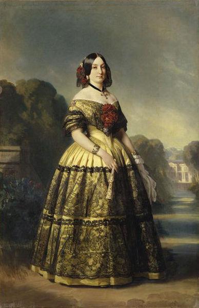 Franz Xaver Winterhalter Maria Luisa von Spanien oil painting image